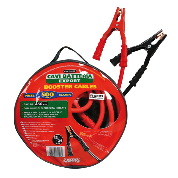 ΚΑΛΩΔΙΑ ΦΟΡΤΙΣΗΣ 500Α - 12/24V Καλώδια Μπαταρίας