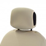 ΗΜΙΚΑΛΥΜΜΑΤΑ ΚΑΘΙΣΜΑΤΩΝ BUCKET RECARO ΜΠΕΖ ΜΕ ΥΠΟΔΟΧΗ ΠΡΟΣΚΕΦΑΛΟΥ ΜΕ VELCRO ΚΑΙ ΠΡΟΣΚΕΦΑΛΑ (2 ΤΕΜ.) Μπροστινά Καλύμματα