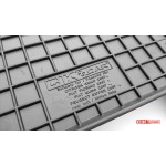 ΜΑΡΚΕ ΠΑΤΑΚΙΑ ΣΕ ΣΚΑΦΗ ΛΑΣΤΙΧΟ ΓΙΑ PEUGEOT BIPPER TEPEE / CITROEN NEMO MULTISPACE / FIAT QUBO 2008+ ΣΕ ΜΑΥΡΟ ΧΡΩΜΑ ΜΕ ΚΟΥΜΠΩΜΑΤΑ CIK - 4 ΤΕΜ. Peugeot