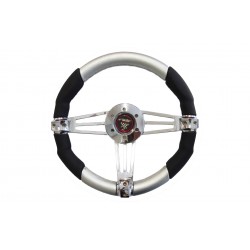 ΤΙΜΟΝΙ ARCADIA - ΑΣΗΜΙ INOX ΔΕΡΜΑ Τιμόνια