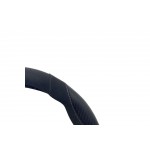 ΚΑΛΥΜΜΑ ΤΙΜΟΝΙΟΥ GOOD VIBE R CARBON LOOK ΜΑΥΡΟ/ΓΚΡΙ ΟΙΚΟΛΟΓΙΚΟ ΔΕΡΜΑ 37-39cm SIMONI RACING  - 1 τεμ. Διάμετρος 37-39 cm