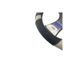 ΚΑΛΥΜΜΑ ΤΙΜΟΝΙΟΥ GOOD VIBE R CARBON LOOK ΜΑΥΡΟ/ΓΚΡΙ ΟΙΚΟΛΟΓΙΚΟ ΔΕΡΜΑ 37-39cm SIMONI RACING  - 1 τεμ. Διάμετρος 37-39 cm