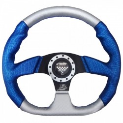 ΤΙΜΟΝΙ ΔΕΡΜΑ Χ2 33 ΜΠΛΕ-ΑΣΗΜΙ Τιμόνια