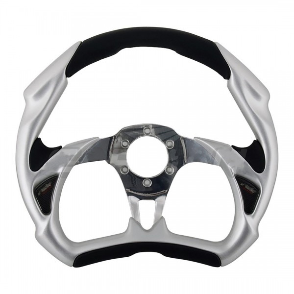 ΤΙΜΟΝΙ Χ5 ΑΛΟΥΜΙΝΙΟΥ ΙΝΟΧ/ΑΣΗΜΙ SIMONI RACING 1 TEM. Τιμόνια