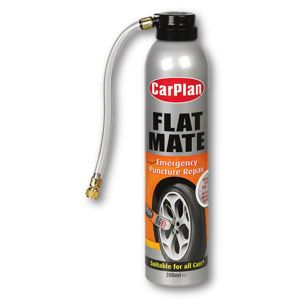 ΑΦΡΟΣ ΕΠΙΣΚΕΥΗΣ ΕΛΑΣΤΙΚΩΝ (ΓΙΑ ΕΛΑΣΤΙΚΑ ΕΩΣ 155-R13) CARPLAN FLAT MATE (ΤΥΠΟΥ FAST) 300ML Εργαλεία Αλλαγής-Επισκευής Τροχών και Κομπρεσέρ Αέρα