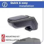 ΤΕΜΠΕΛΗΣ ARMSTER 2 ΜΕ ΑΠΟΣΠΩΜΕΝΗ ΤΣΕΠΗ ΑΠΟ ΠΛΑΣΤΙΚΟ ΚΑΙ ΔΕΡΜΑΤΙΝΗ ΣΕ ΓΚΡΙ ΠΛΑΙΣΙΟ ΚΑΙ ΜΑΥΡΟ ΧΡΩΜΑ RATI - 1 ΤΕΜ. Μαρκέ Τεμπέληδες RATI