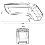 ΟΛΟΚΛΗΡΩΜΕΝΟΣ ΤΕΜΠΕΛΗΣ ARMSTER 2 ΓΙΑ FIAT 500X 2015+ ΜΕ ΑΠΟΣΠΩΜΕΝΗ ΤΣΕΠΗ ΑΠΟ ΠΛΑΣΤΙΚΟ ΚΑΙ ΔΕΡΜΑΤΙΝΗ ΣΕ ΓΚΡΙ ΠΛΑΙΣΙΟ ΚΑΙ ΜΑΥΡΟ ΧΡΩΜΑ ΜΕ ΑΝΤΑΠΤΟΡΑ ΤΟΠΟΘΕΤΗΣΗΣ RATI - 1 ΣΕΤ (V01599/RT + V01565/RT) Μαρκέ Τεμπέληδες RATI