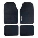 ΠΑΤΑΚΙΑ ΜΟΚΕΤΑ VELOUR 9 SPORT ΜΑΥΡΑ ΜΕ ΜΑΥΡΟ ΡΕΛΙ ΚΑΙ ΑΦΡΟ UNIVERSAL ME ΛΟΓΟΤΥΠΟ SPORT RACE AXION - 4 ΤΕΜ. Διεθνή Πατάκια 4τεμ