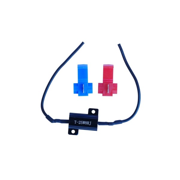 ΑΝΤΙΣΤΑΣΗ CAN-BUS ΓΙΑ ΛΑΜΠΕΣ LED T20 25W 8 Ohm12V (ΑΝΤΙΣΤΑΣΗ-ΨΕΥΤΗΣ-CANCELLER) 1ΤΕΜ. Αντιστάσεις CANBUS (Cancelers)