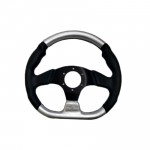 ΤΙΜΟΝΙ ΔΕΡΜΑ Χ2 33 ΜΑΥΡΟ-ΑΣΗΜΙ Τιμόνια