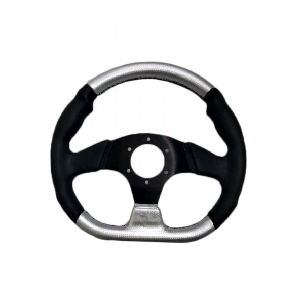 ΤΙΜΟΝΙ ΔΕΡΜΑ Χ2 33 ΜΑΥΡΟ-ΑΣΗΜΙ Τιμόνια