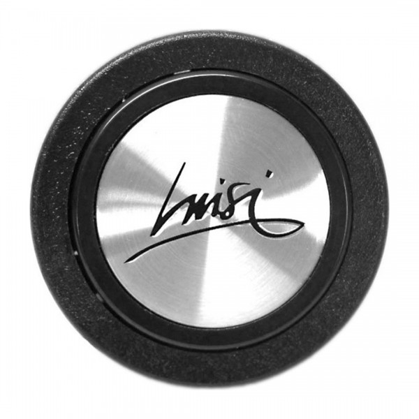 ΜΠΟΥΤΟΝ ΚΟΡΝΑΣ ΤΙΜΟΝΙΟΥ 2 ΕΠΑΦΩΝ ARGENTO LUISI 61,5 mm (ΧΡΩΜΙΟ/ΜΑΥΡΟ) Αξεσουάρ Τιμονιού