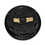 ΜΠΟΥΤΟΝ ΚΟΡΝΑΣ ΤΙΜΟΝΙΟΥ 2 ΕΠΑΦΩΝ ARGENTO LUISI 61,5 mm (ΧΡΩΜΙΟ/ΜΑΥΡΟ) Αξεσουάρ Τιμονιού