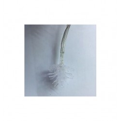 20 Πολύχρωμα λαμπάκια έλατα 00001228 Χριστουγεννιάτικη διακόσμηση