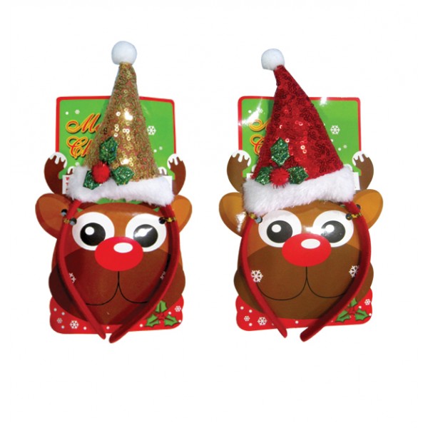 Χριστουγεννιάτικη στέκα σκουφί 23cm 00001407-C Χριστουγεννιάτικη διακόσμηση