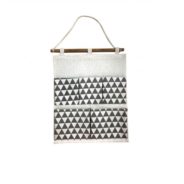 Κρεμαστή θήκη πέντε θέσεων 45x35cm 00402577-c Υφασμάτινες θήκες ρούχων