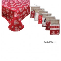 Χριστουγεννιάτικο τραπεζομάντηλο 140 x 180cm 02675154-c Χριστουγεννιάτικα είδη σπιτιού