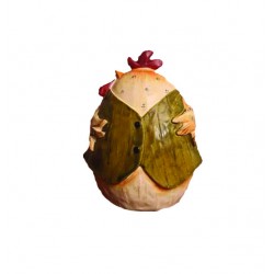 Διακοσμητική κότα από ρητίνη 13,5cm 10502151 Πασχαλινά διακοσμητικά