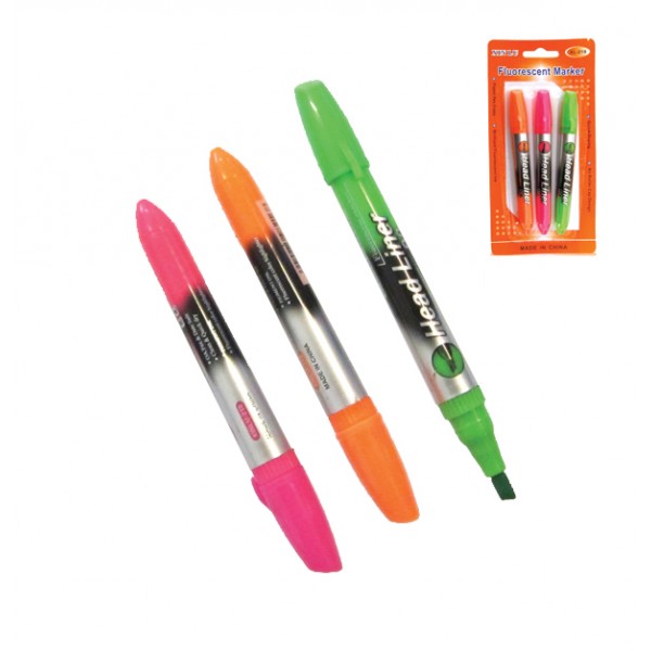 Σετ 3 φοσφοριζέ μαρκαδόροι υπογράμμισης 30101119-c Γραφική ύλη