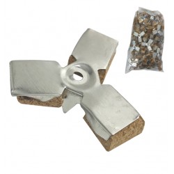 Τρίποδη καντηλήθρα καντηλιού με φελλό 10601096 Φυτιλάκια/Λουμίνια - Καντηλήθρες