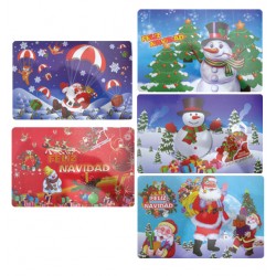 Σετ 6 Χριστουγεννιάτικα σουπλά 30 x 45cm 00001464 Χριστουγεννιάτικα είδη σπιτιού