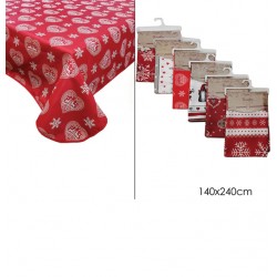 Χριστουγεννιάτικο τραπεζομάντηλο 140 x 240cm 02675155 Χριστουγεννιάτικα είδη σπιτιού