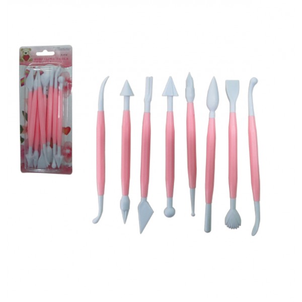 Σετ 8 εργαλεία διαμόρφωσης ζαχαρόπαστας 00101267 Εργαλεία ζαχαρόπαστας
