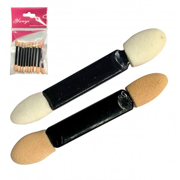 Σετ 10 σφουγγαράκια σκιάς 6,5cm [40501746] Εργαλεία μακιγιάζ - make up