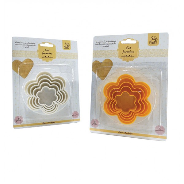 Σετ 5 κουπ πατ ζαχαροπλαστικής – λουλούδι 10cm 77608163 Κουπ πατ