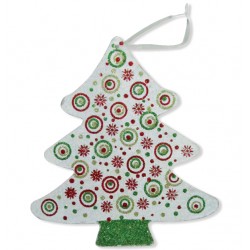 Διακοσμητικό κρεμαστό χριστουγεννιάτικο δέντρο 00001118 Χριστουγεννιάτικα Στολίδια