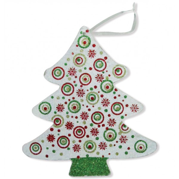 Διακοσμητικό κρεμαστό χριστουγεννιάτικο δέντρο 00001118 Χριστουγεννιάτικα Στολίδια