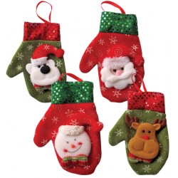 Κρεμαστό Χριστουγεννιάτικο διακοσμητικό γάντι [00001097] Χριστουγεννιάτικη διακόσμηση