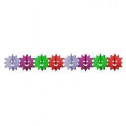 ΓΙΡΛΑΝΤΑ ΗΛΙΟΣ ΧΑΡΤΙΝΗ 17cmx5m Carnavalista 231637 Διακόσμηση Χώρου - Είδη Πάρτυ