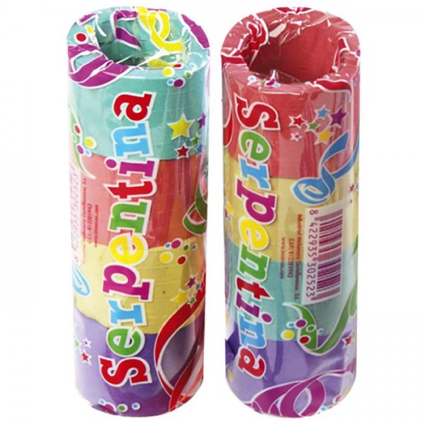 ΣΕΡΠΑΤΙΝΑ     ΜΕΓΑΛΗ 20.5x5cm ΜΑΚΡΟΣ:7m Carnavalista 2362 Σερπατίνες - Χαρτοπόλεμος