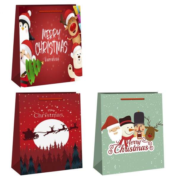 ΤΣΑΝΤΑ ΔΩΡΟΥ ΧΡΙΣΤΟΥΓΕΝΝΩΝ 23x17x8cm Xmasfest 1131828 Τσάντες Δώρου