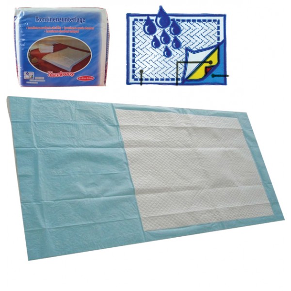 Σετ 10 υποσέντονα μιας χρήσης 180 x 90 εκ. [70101218] Πάνες - Υποσέντονα ενηλίκων