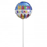 ΜΠΑΛΟΝΙ BIRTHDAY ΜΕ ΚΑΛΑΜΑΚΙ ΜΠΑΛΟΝΙ=45x45cm Homie 3772 Διακόσμηση - Είδη Πάρτυ