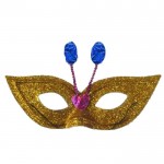 ΜΑΣΚΑ  ΧΡΥΣΟΣΚΟΝΗ Υ:10cm Carnavalista 231350 Ματιών & Προσώπου