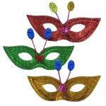 ΜΑΣΚΑ  ΧΡΥΣΟΣΚΟΝΗ Υ:10cm Carnavalista 231350 Ματιών & Προσώπου