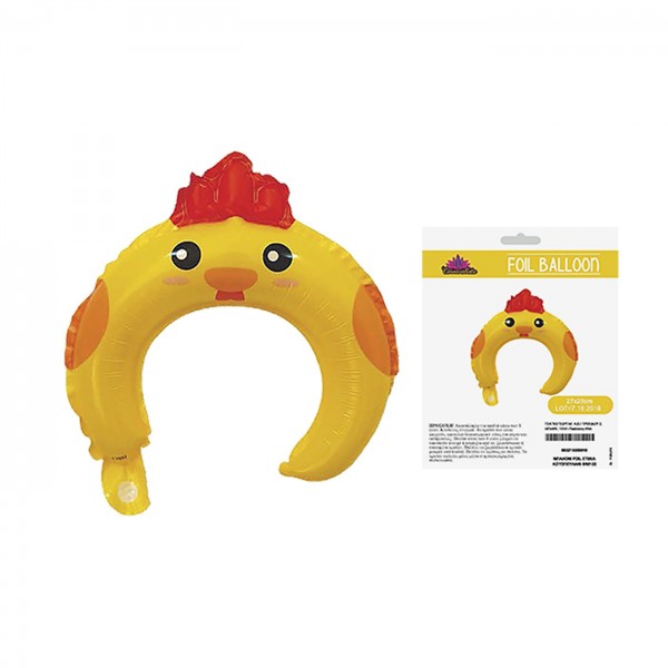 ΜΠΑΛΟΝΙ FOIL ΣΤΕΚΑ ΚΟΤΟΠΟΥΛΑΚΙ 29x27cm Carnavalista 232173 Διακόσμηση - Είδη Πάρτυ