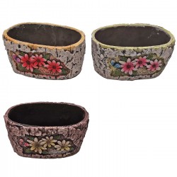 ΚΑΛΑΘΙ ΚΕΡΑΜΙΚΟ ΟΒΑΛ 16,5x8,5x8,5cm Bunny's 931908 Αυγοθήκες