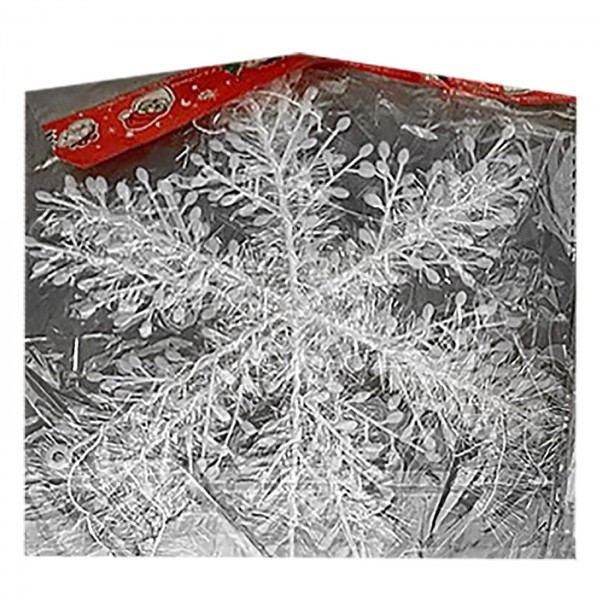 ΧΙΟΝΟΝΙΦΑΔΕΣ ΣΕΤ= 3 ΤΕΜ 18cm Φ18cm Xmasfest 1132972 Κρεμαστά Στολίδια
