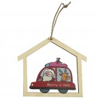 ΣΤΟΛΙΔΙ ΚΡΕΜΑΣΤΟ ΑΜΑΞΙ ΣΠΙΤΙ XMAS 13x11,5cm Xmasfest 1133040 Κρεμαστά Στολίδια