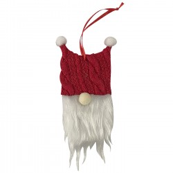 ΣΤΟΛΙΔΙ ΚΡΕΜΑΣΤΟ ΣΚΟΥΦΟΣ ΠΛΕΚΤΟΣ ΑΓΙΟΣ 15x6cm Xmasfest 1133044 Κρεμαστά Στολίδια