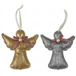 ΣΤΟΛΙΔΙ ΚΡΕΜΑΣΤΟ ΑΓΓΕΛΑΚΙ ΜΕ ΠΕΤΡΑΔΙ 11,5x10,5cm Xmasfest 1133046 Κρεμαστά Στολίδια