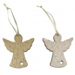 ΣΤΟΛΙΔΙ ΚΡΕΜΑΣΤΟ ΑΓΓΕΛΑΚΙ ΚΑΘΡΕΦΤΗΣ 8x7cm Xmasfest 1133054 Κρεμαστά Στολίδια
