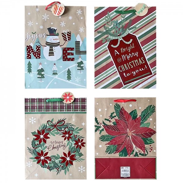 ΤΣΑΝΤΑ ΔΩΡΟΥ XMAS 45x33x12,5cm Xmasfest 1133278 Τσάντες Δώρου