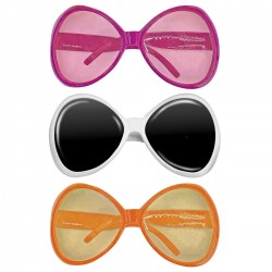 Γυαλιά Αποκριάτικα Μεγάλα 80΄s 18x8cm Carnavalista 232147-c 