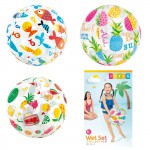 ΦΟΥΣΚΩΤΗ ΜΠΑΛΑ ΘΑΛΑΣΣΗΣ ΜΕ ΣΧΕΔΙΑ INTEX Φ51cm Intex 59040NP Φουσκωτά (δεν επιστρέφονται!)