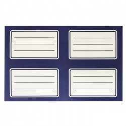 ΕΤΙΚΕΤΕΣ ΜΠΛΕ ΠΑΚ=20ΤΕΜ ΕΤΙΚΕΤΑ=9.5x5.5cm,ΦΥΛΛΟ=20x12cm Justnote 701989 Ετικέτες